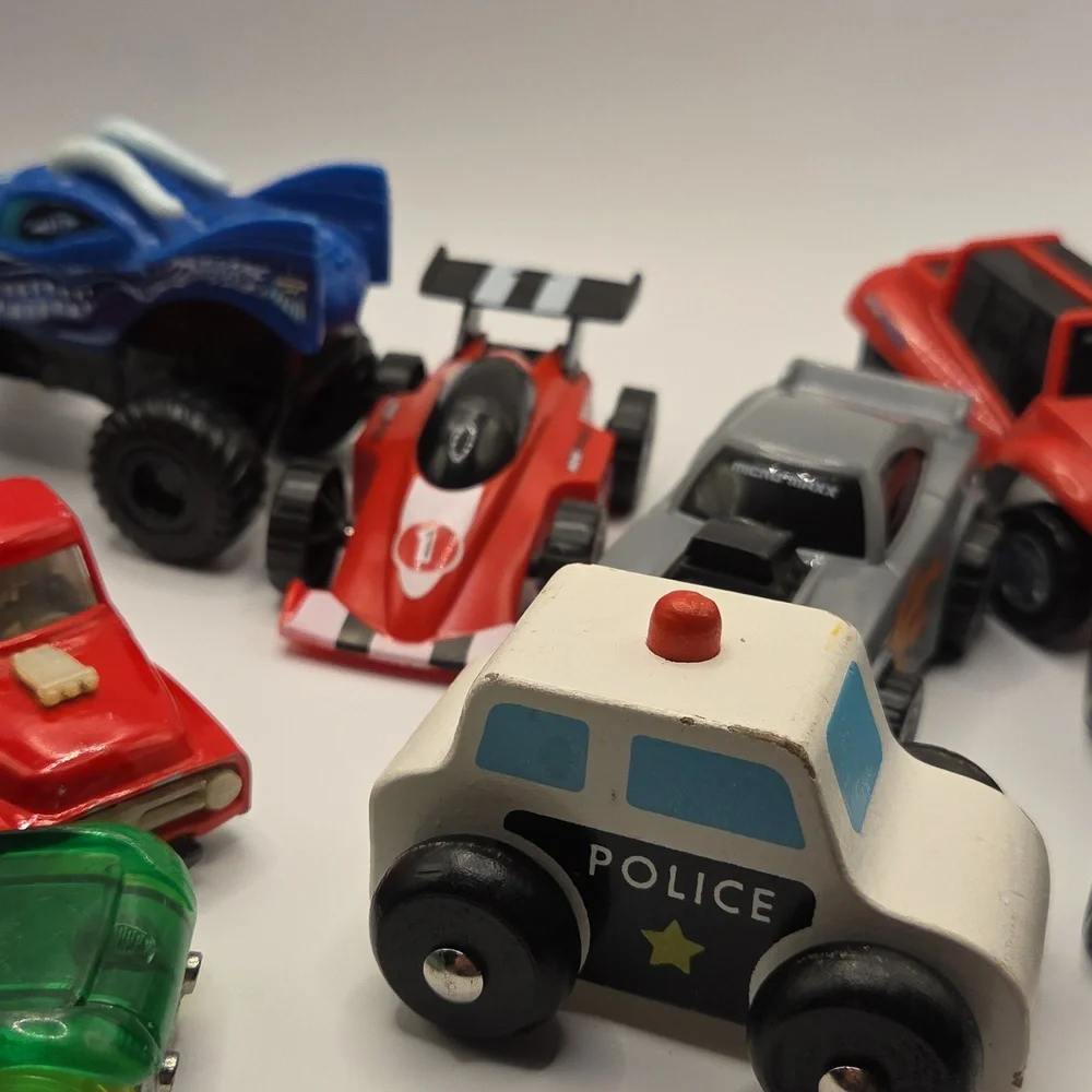 Die Cast. And Plastic Cars And Trucks